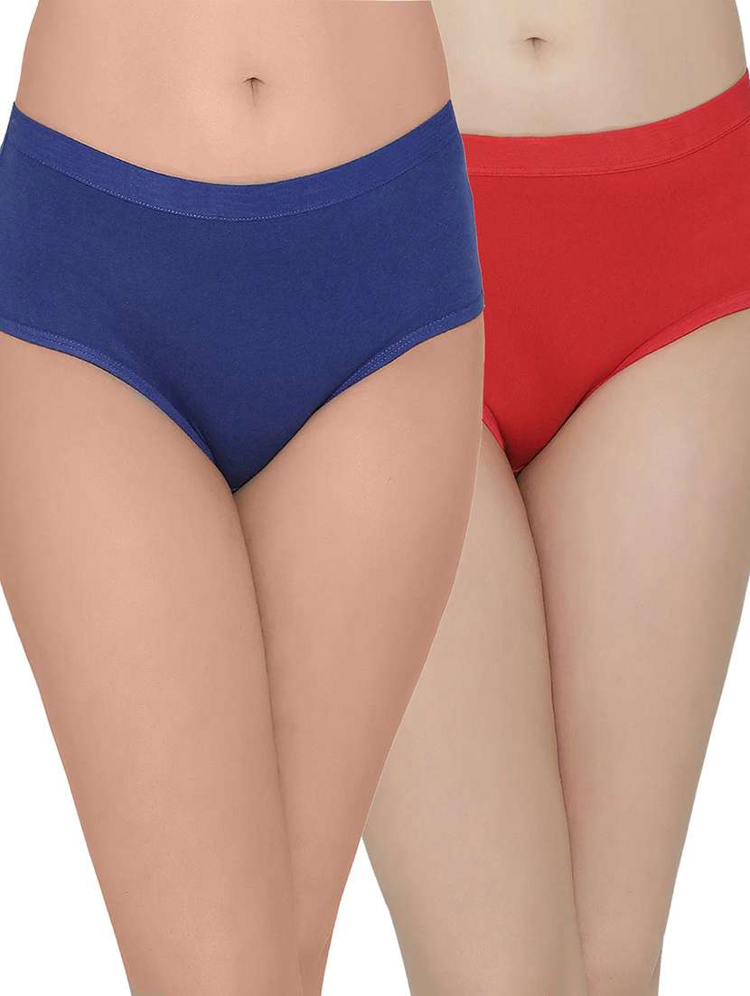 pack of 2 solid hipster panties