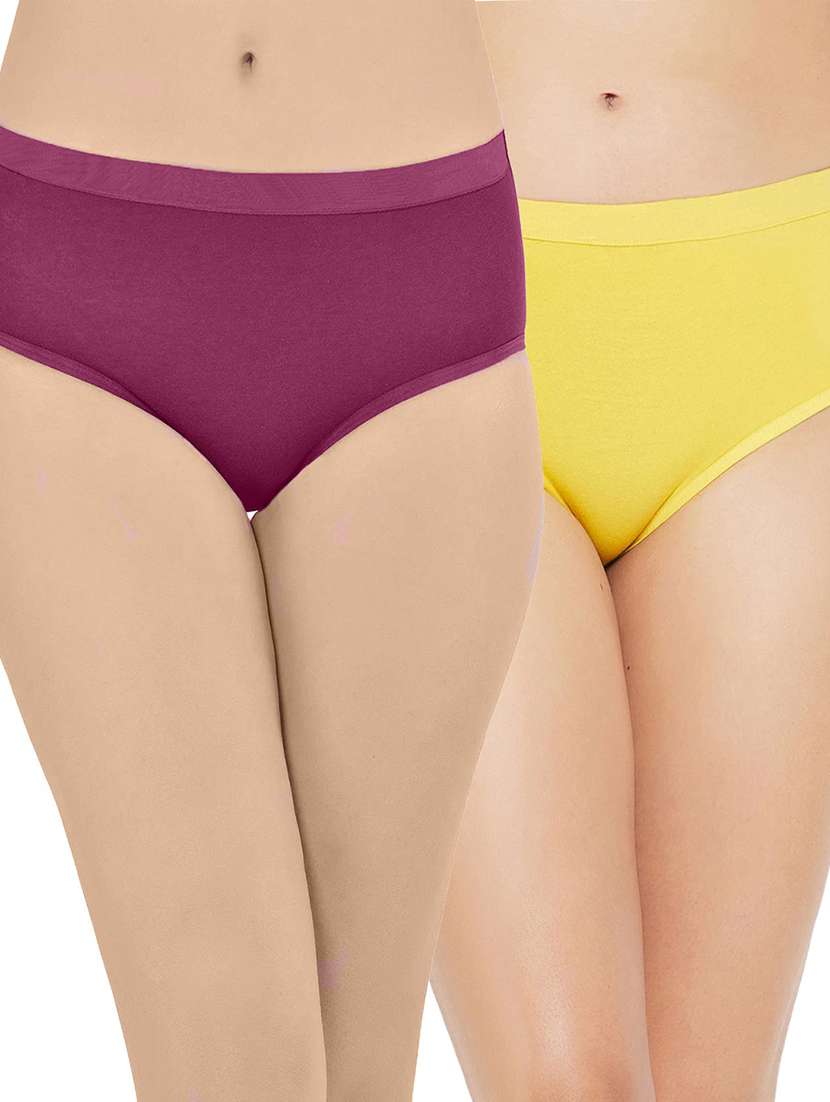 pack of 2 solid hipster panties