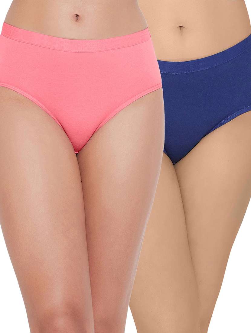 pack of 2 solid hipster panties