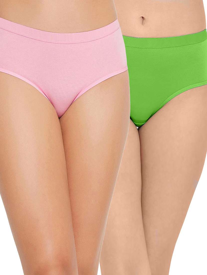 pack of 2 solid hipster panties