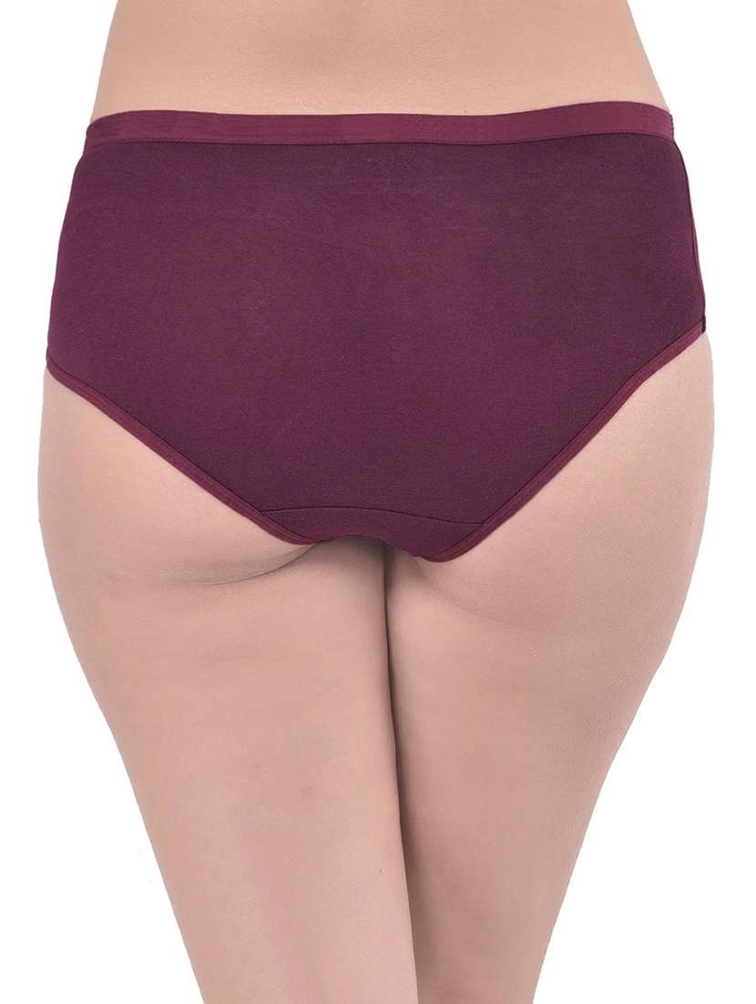 Pack Of 3 Solid Hipster Panties