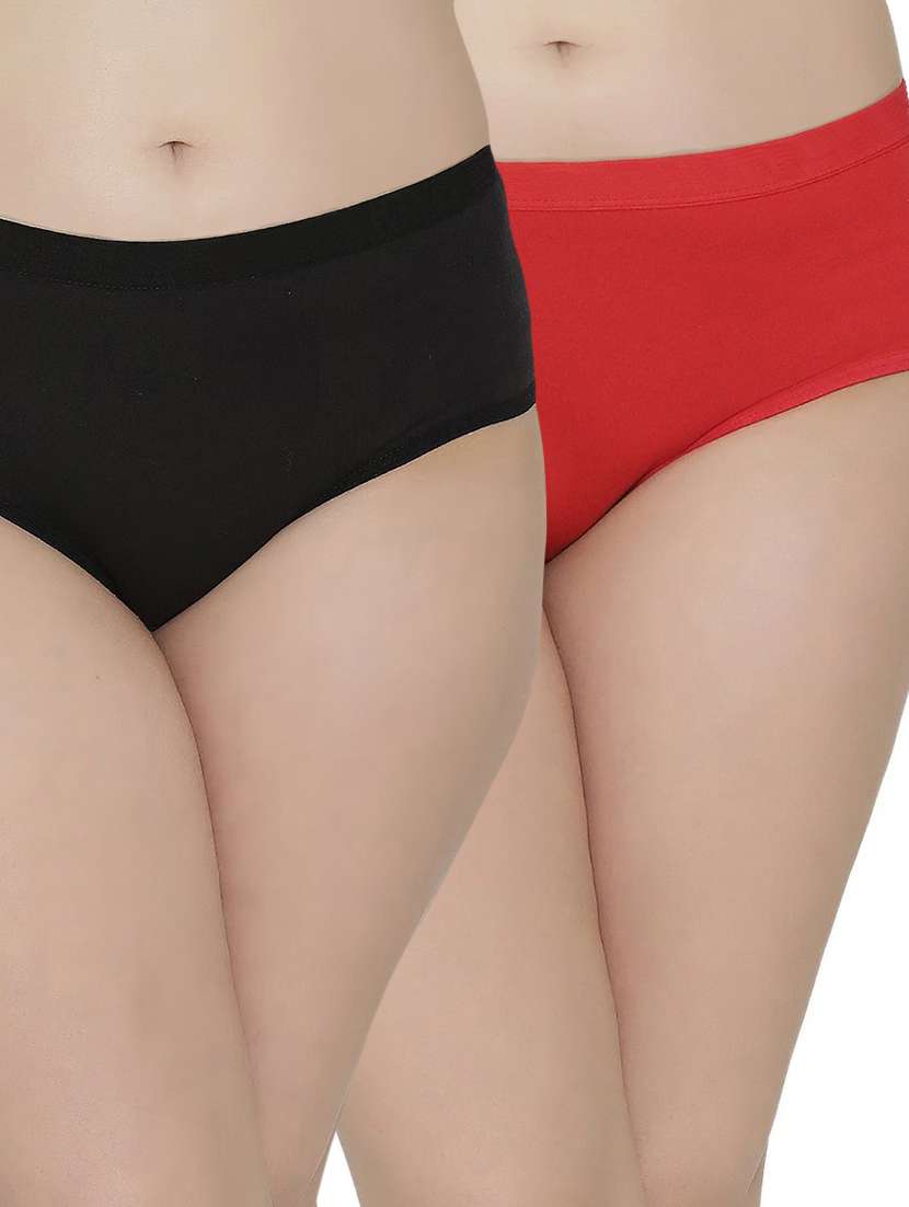 pack of 2 solid hipster panties