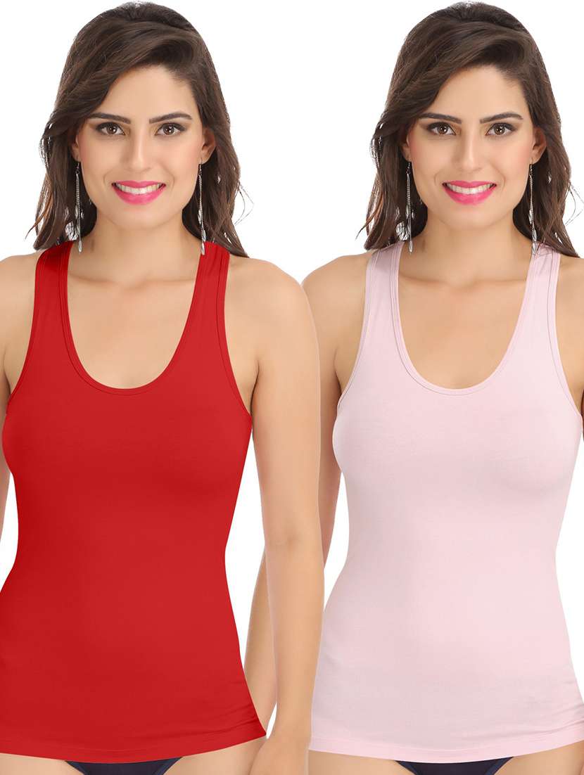 pack of 2 solid camisoles