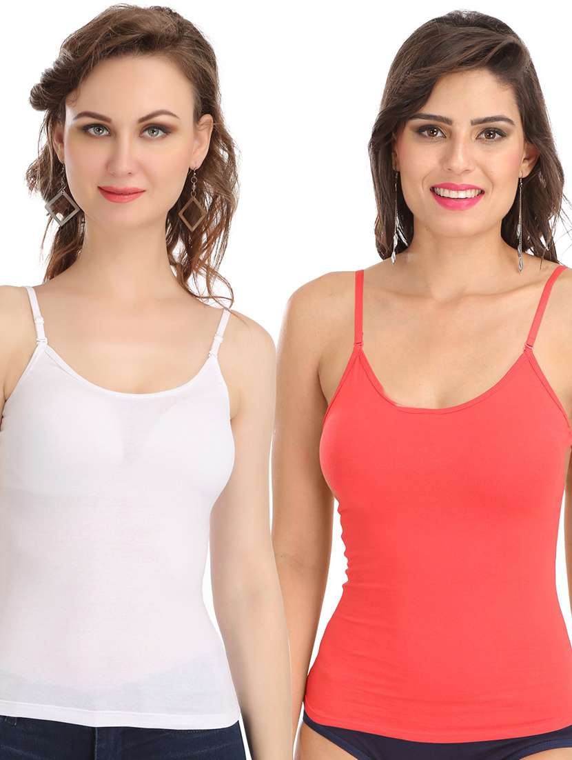 pack of 2 solid camisoles