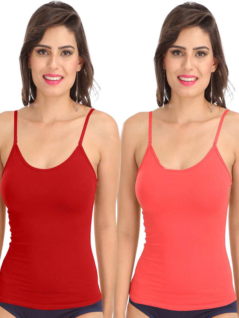 pack of 2 solid camisoles