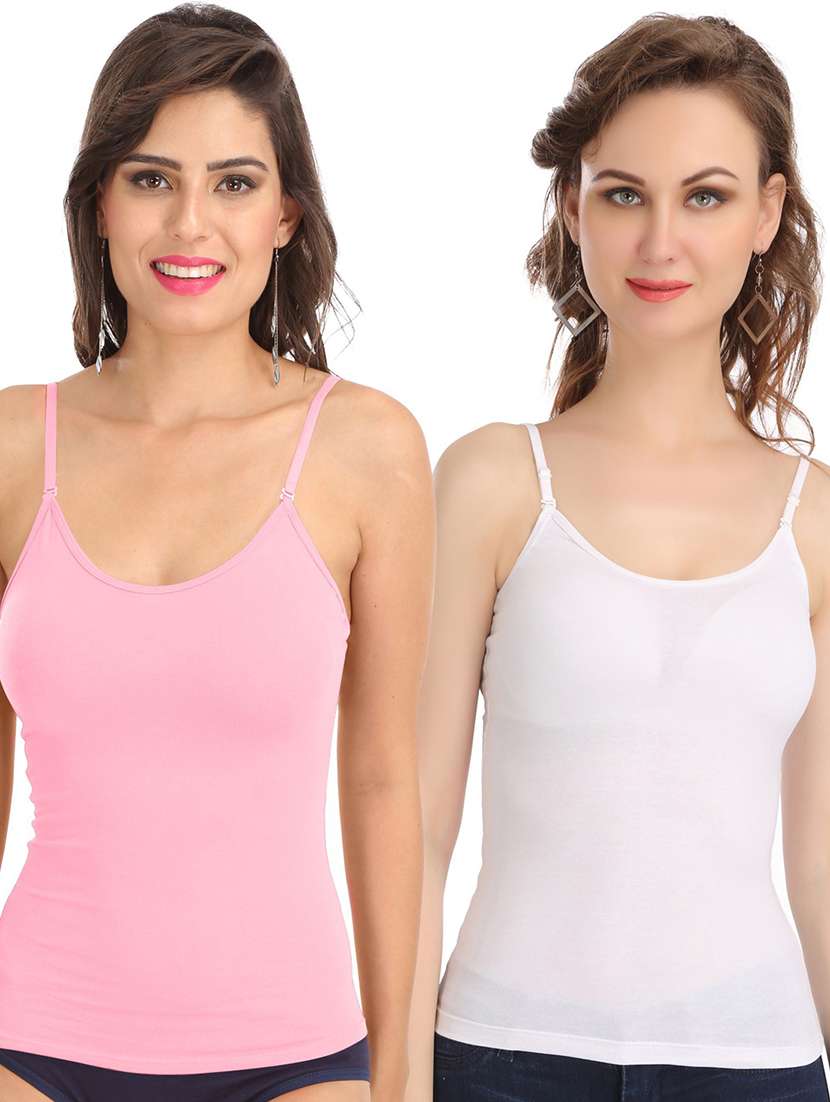 pack of 2 solid camisoles