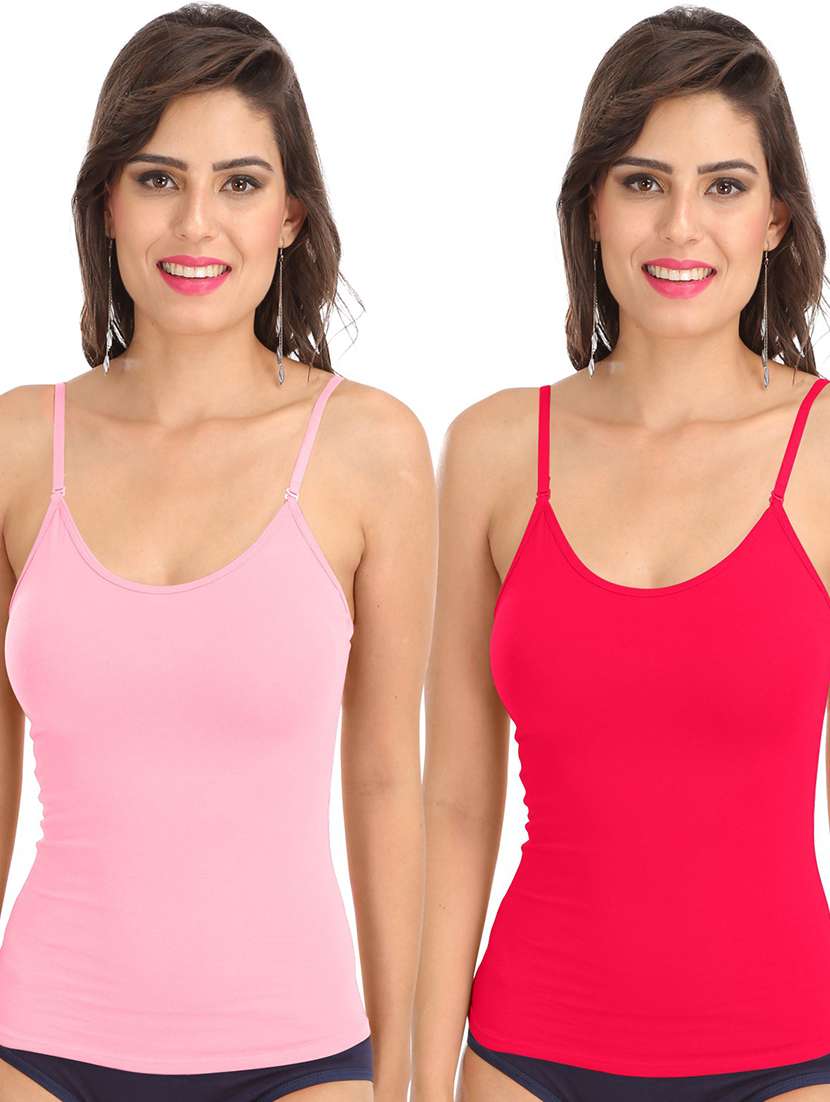 pack of 2 solid camisoles