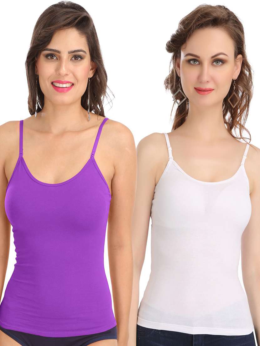pack of 2 solid camisoles