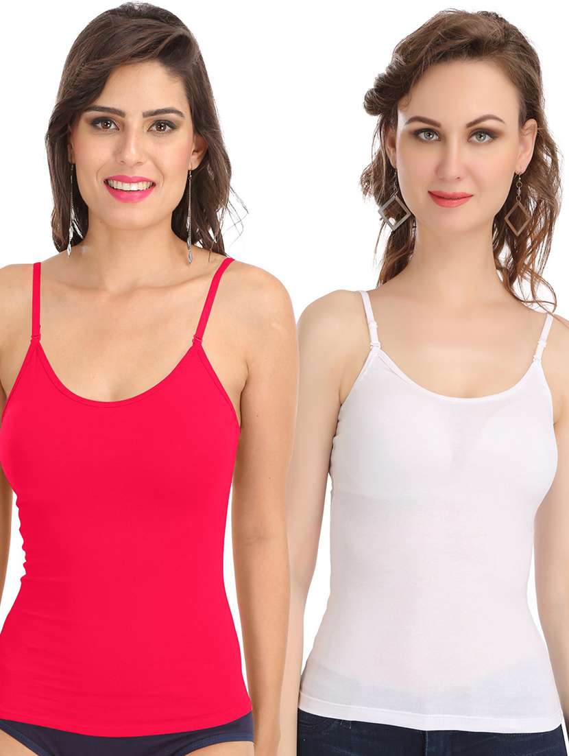 pack of 2 solid camisoles