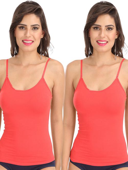 pack of 2 solid camisoles - 21140898 - Standard Image - 0