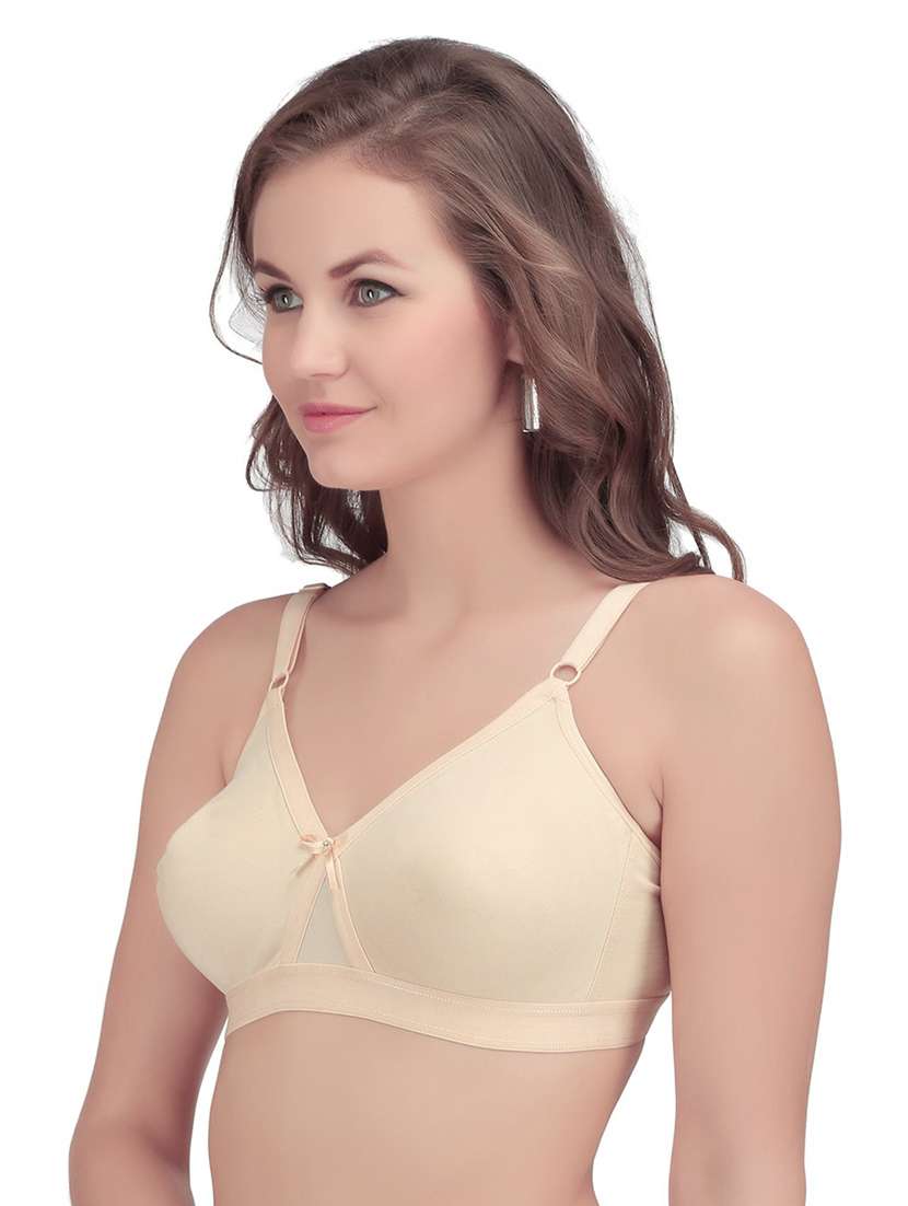 women set of 3 solid regular bra - 21140947 -  Standard Image - 3