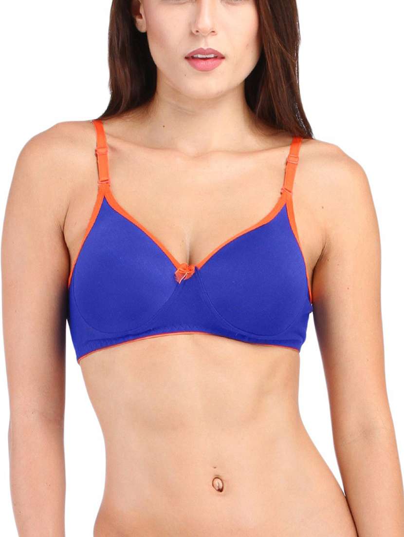 blue cotton tshirt bra - 21141081 -  Standard Image - 3