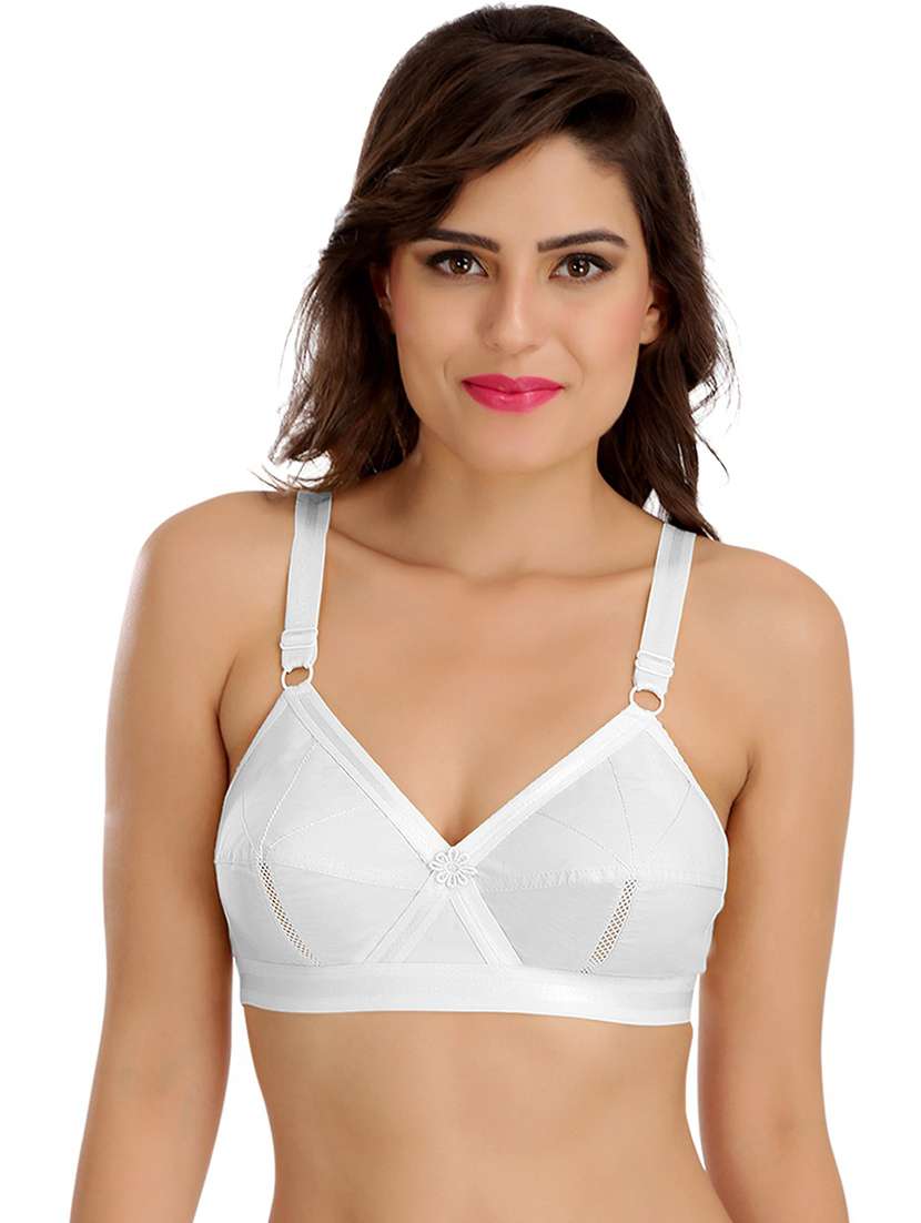 women multicolored solid set of 2 regular bra - 21141122 -  Standard Image - 5