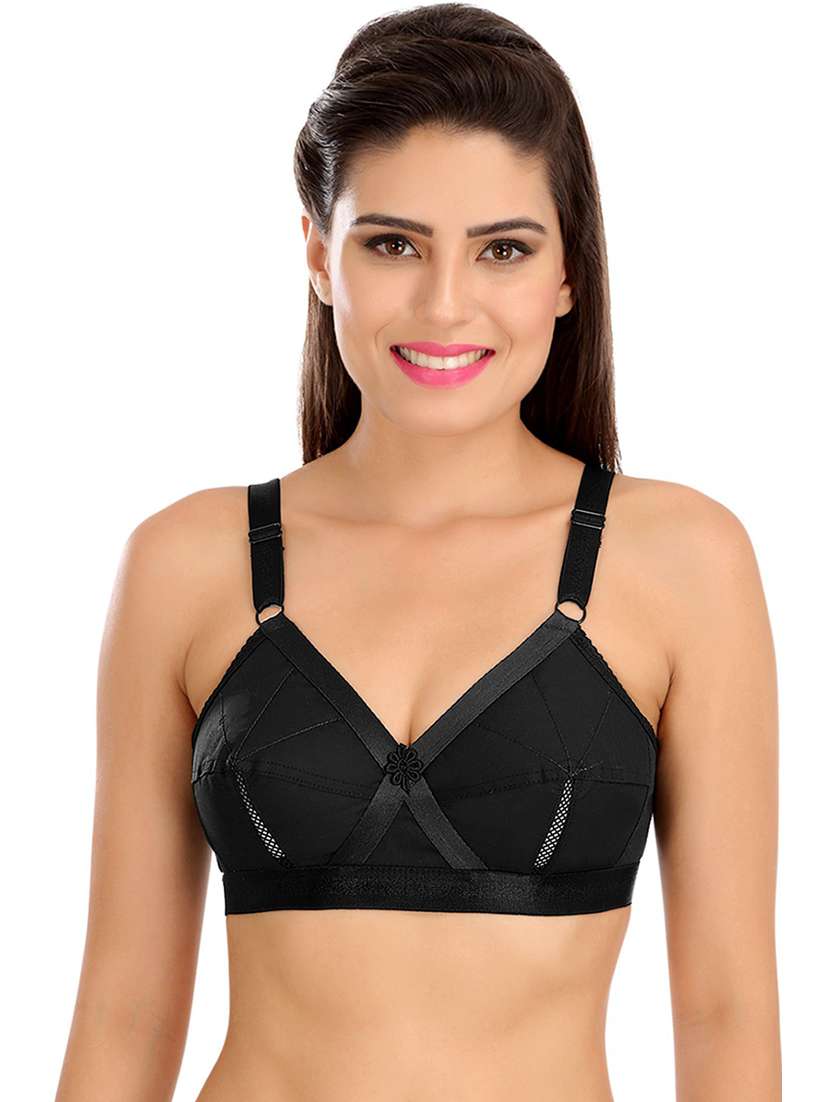 women solid set of 2 regular bra - 21141183 -  Standard Image - 3