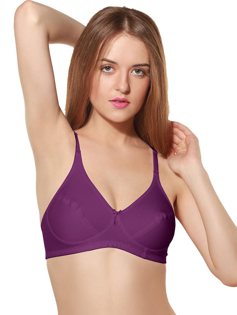 solid cotton t-shirt bra - 21141343 - Zoom Image - 0