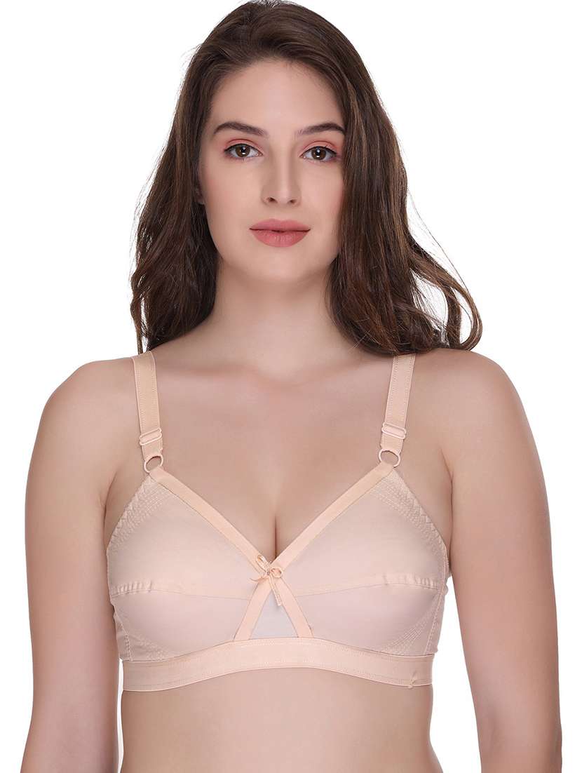 women pack of 2 solid regular bra - 21141364 -  Standard Image - 3