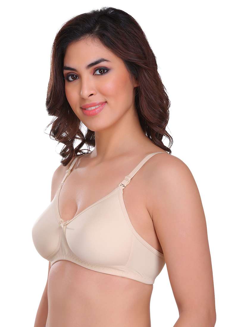 women pack of 2 solid t-shirt bra - 21141375 -  Standard Image - 3