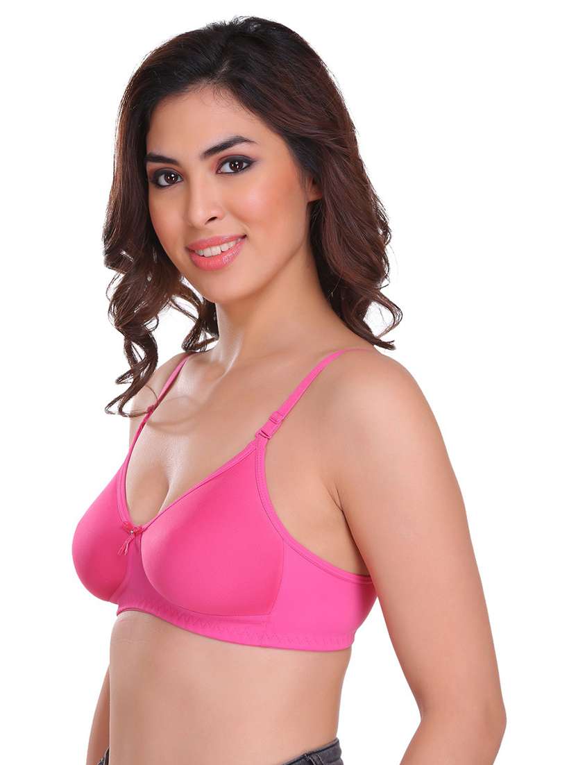 women pack of 2 solid t-shirt bra - 21141389 -  Standard Image - 3