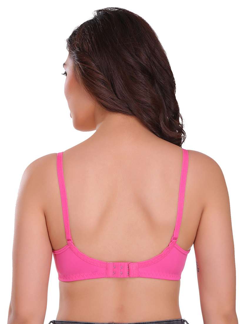 women pack of 2 solid t-shirt bra - 21141390 -  Standard Image - 3