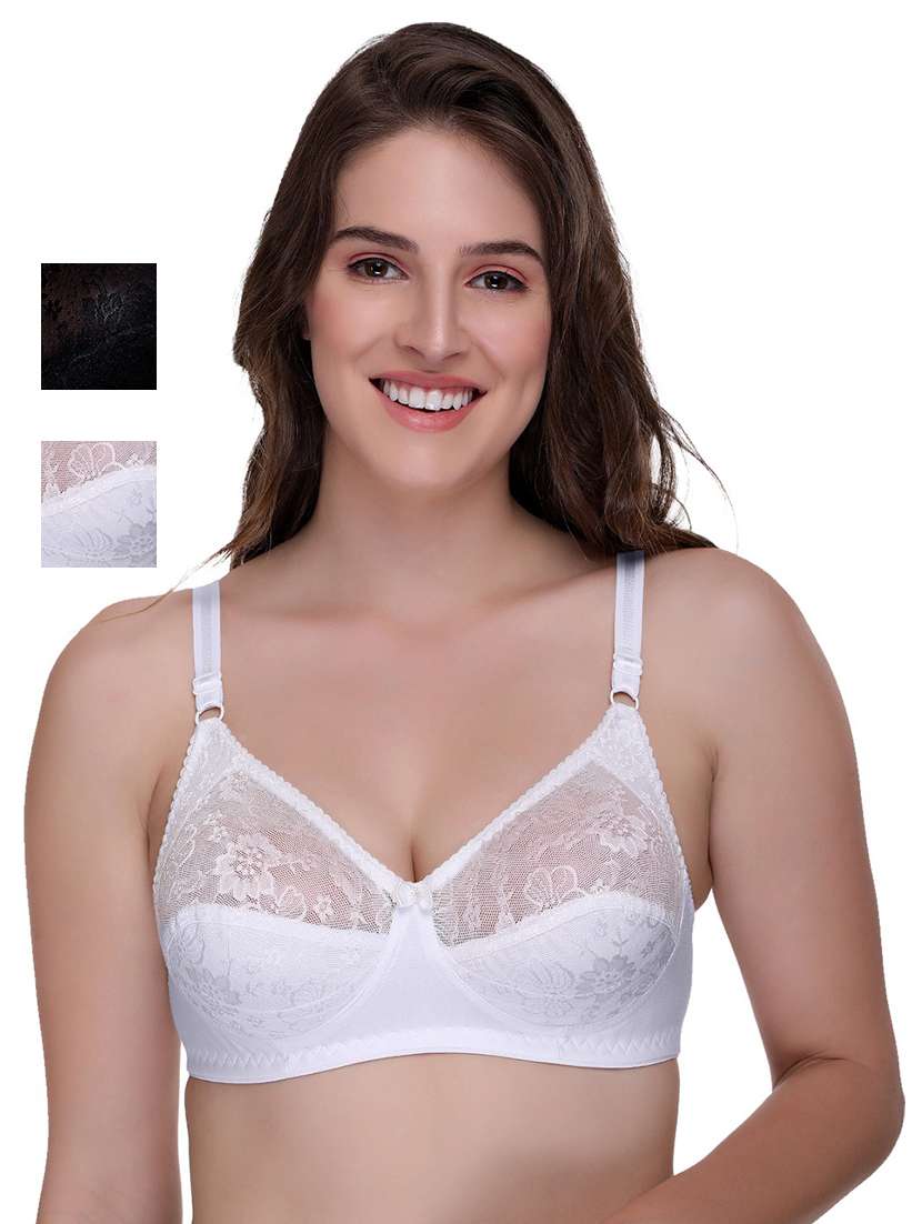 women self design bra combo - 21141443 -  Zoom Image - 0