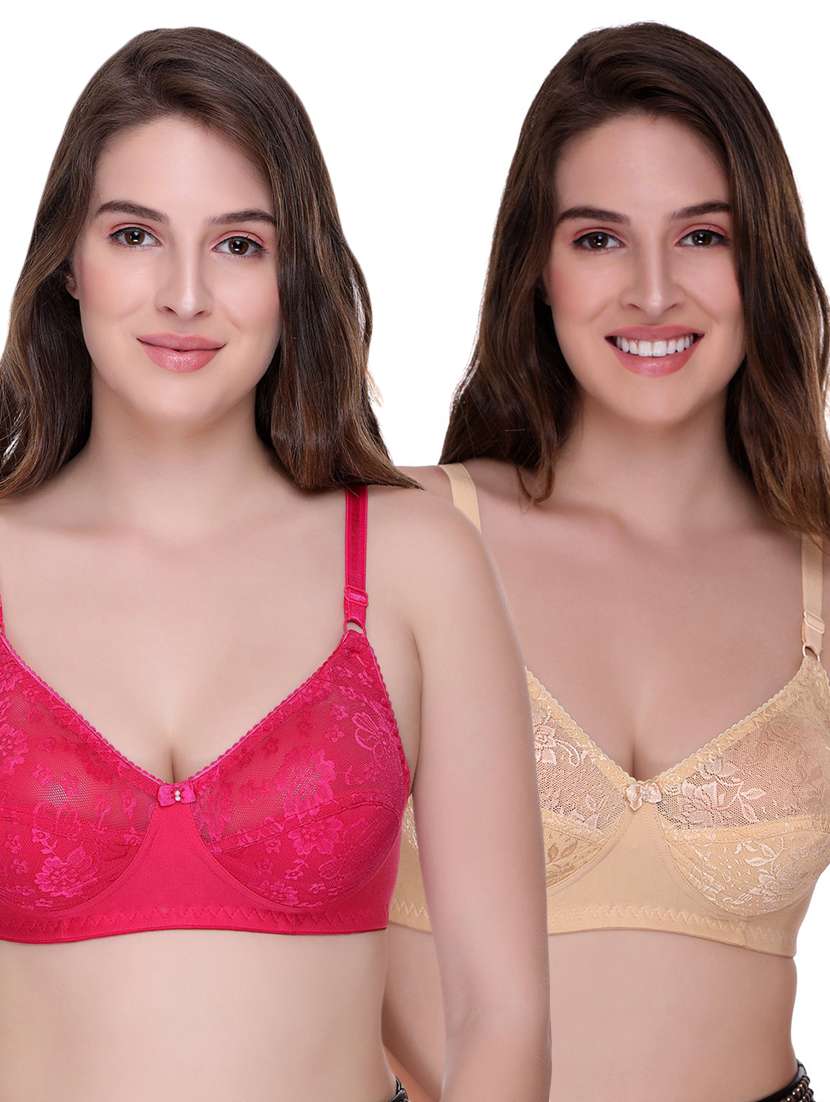 women self design bra combo