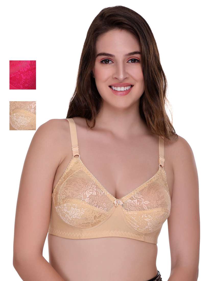 women self design bra combo