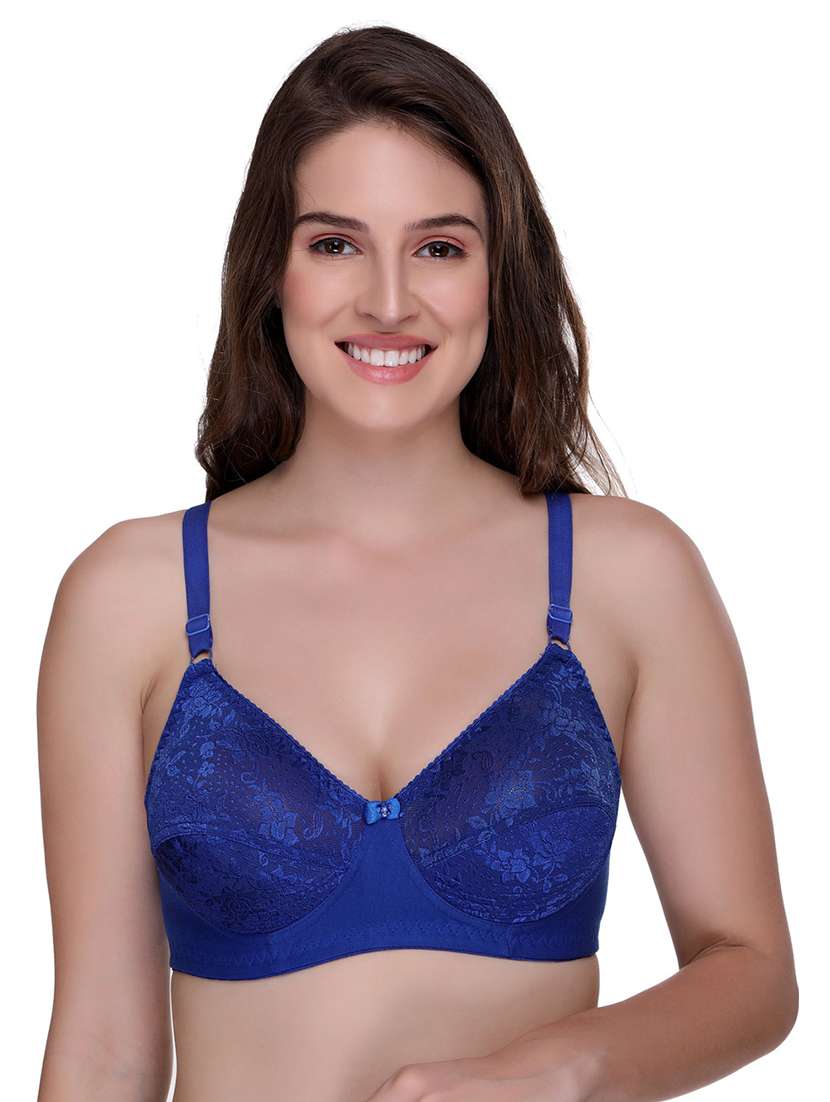 women multicolored self-designed set of 2 regular bra - 21141495 -  Standard Image - 3