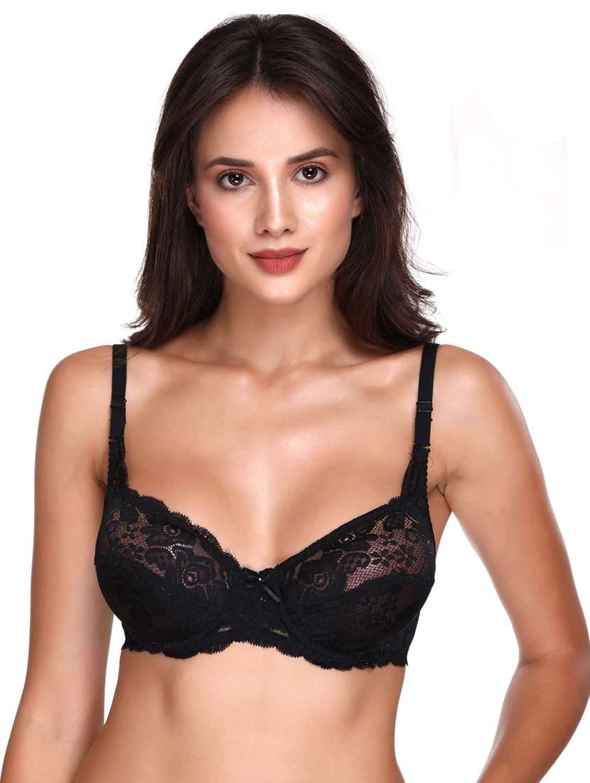 women pack of 2 self-designed regular bra - 21142133 -  Standard Image - 3