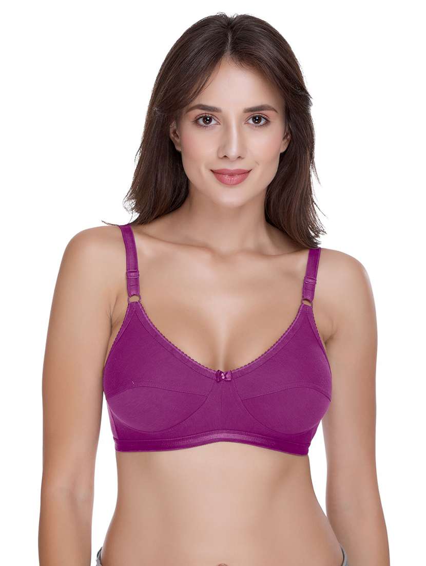 women pack of 2 solid bra - 21142150 -  Standard Image - 3