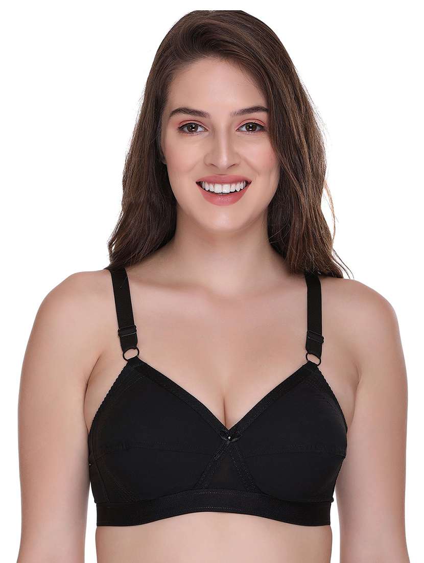 women pack of 2 solid bra - 21142308 -  Standard Image - 3