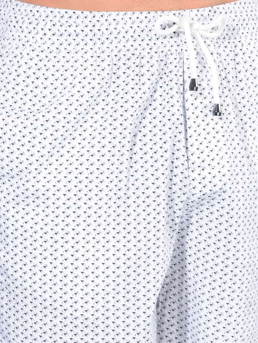 white printed cotton short - 21142713 -  Standard Image - 5