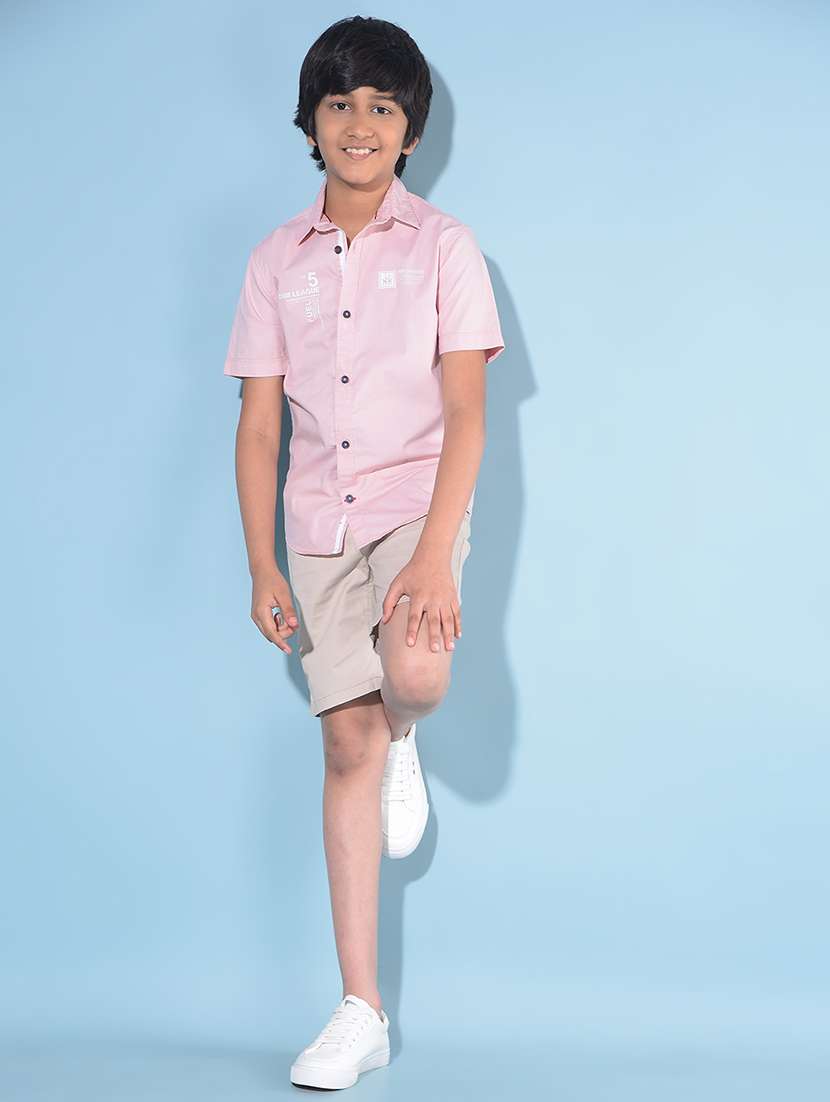 pink cotton shirt - 21142845 -  Standard Image - 3