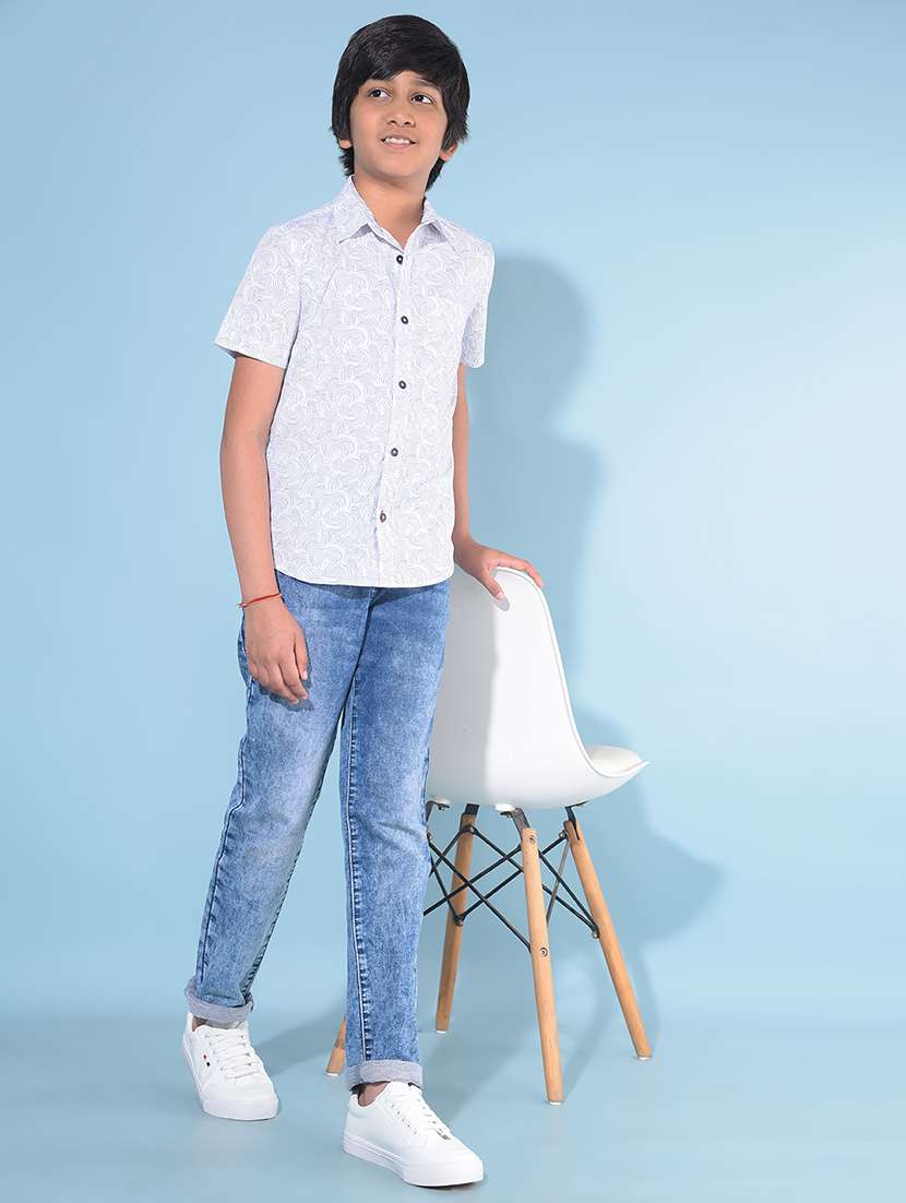 white cotton shirt - 21142853 -  Standard Image - 3