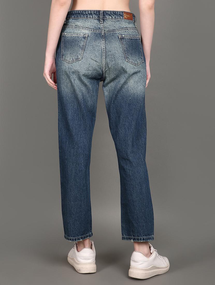 women blue denim jeans - 21143373 - Standard Image - 3