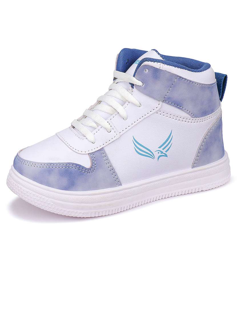 blue lace up sneakers