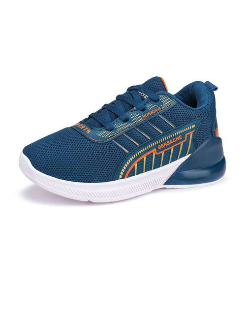 blue lace up sports shoes - 21143561 -  Standard Image - 0