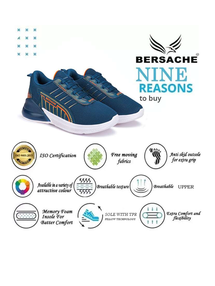 blue lace up sports shoes - 21143561 -  Standard Image - 3