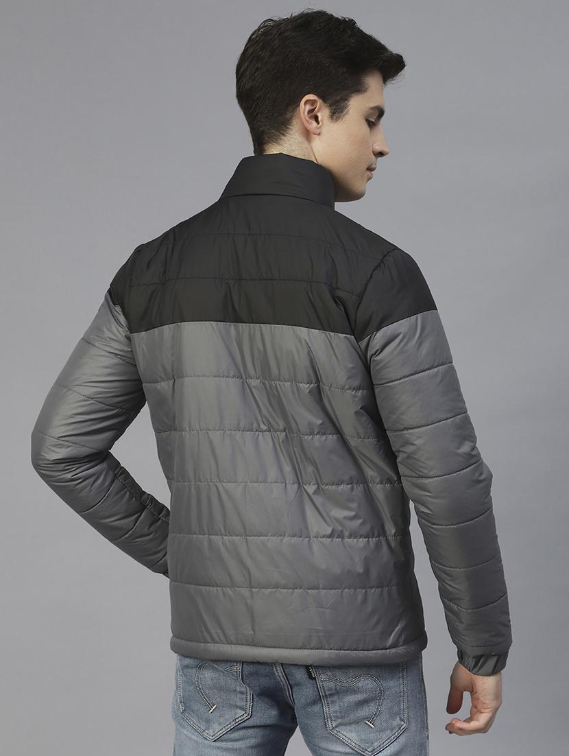 men color block quilted jacket - 21143609 - Standard Image - 3