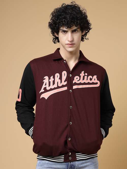 men color block varsity jacket - 21143621 - Standard Image - 0
