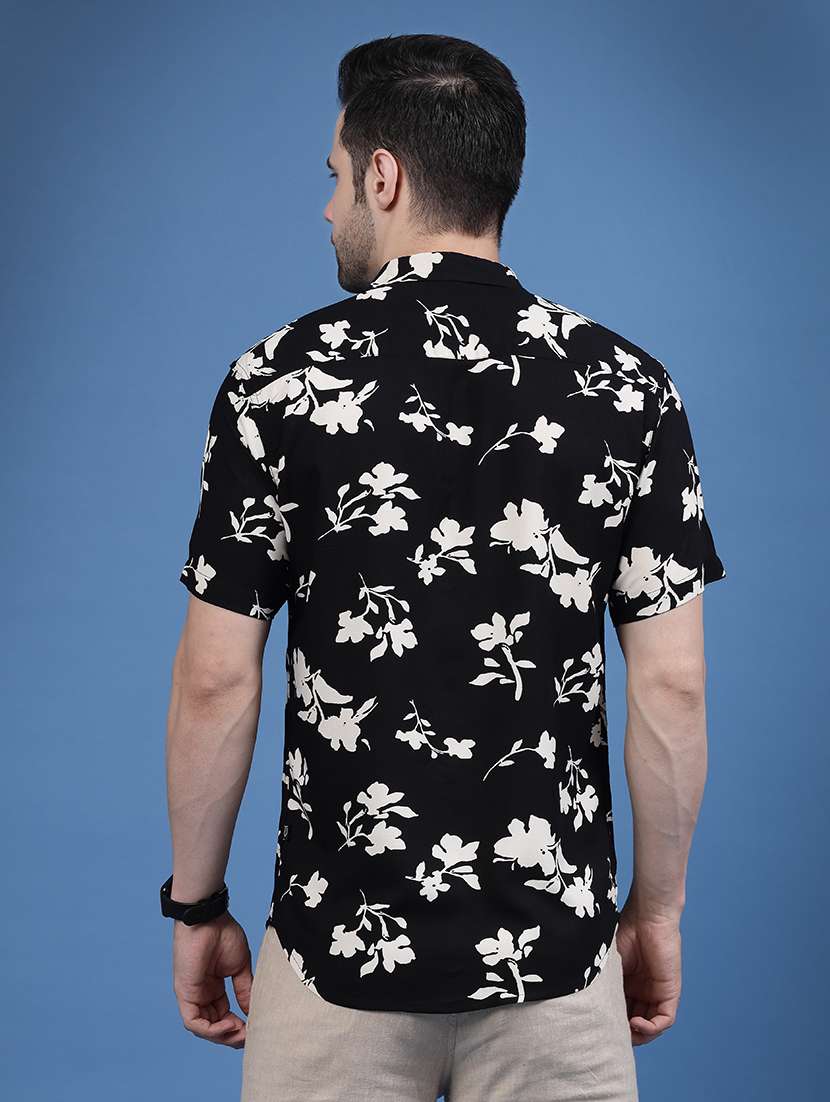 men printed casual shirt - 21143629 - Standard Image - 3