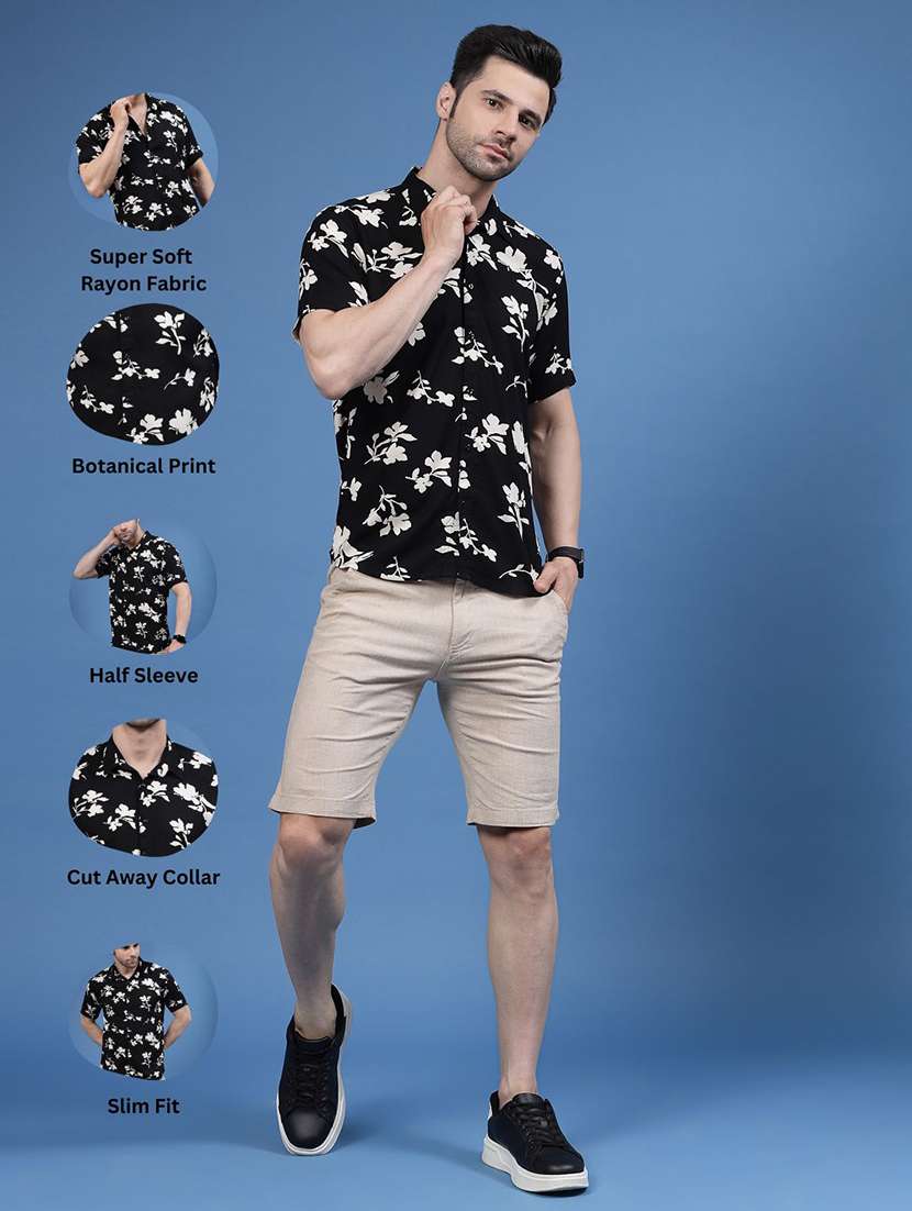 men printed casual shirt - 21143629 - Standard Image - 5