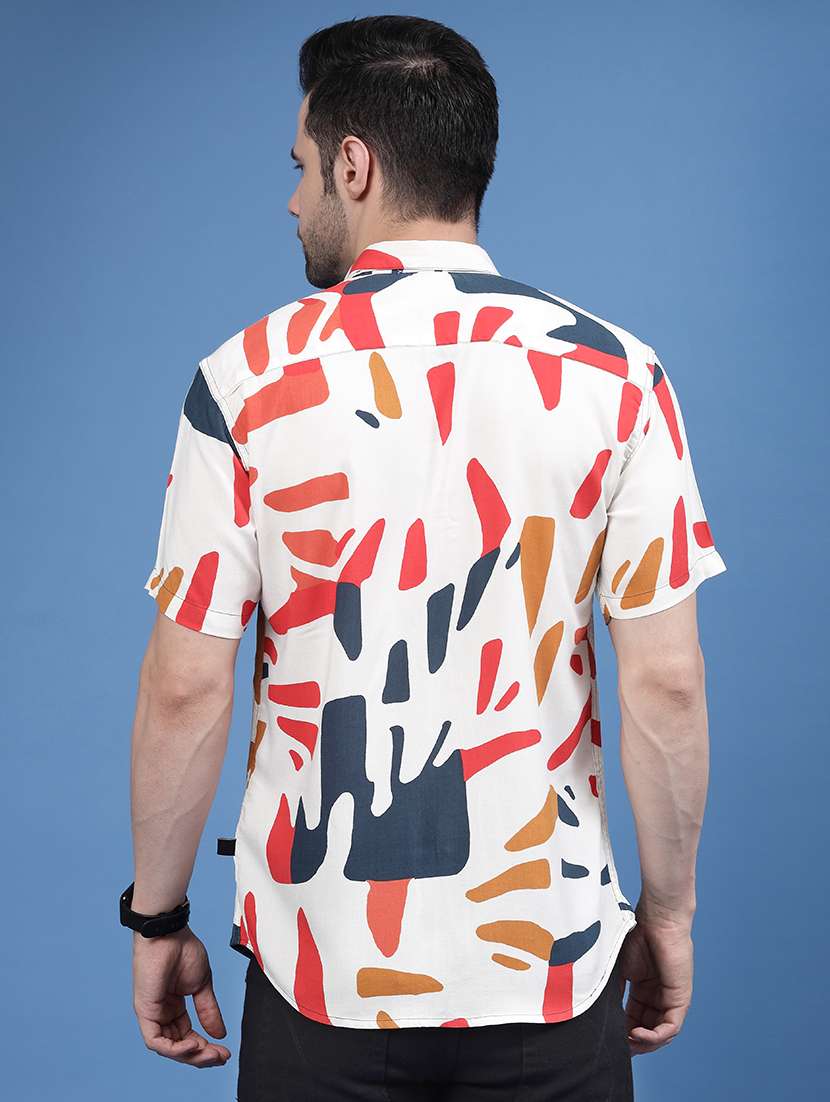 men printed casual shirt - 21143633 -  Standard Image - 3