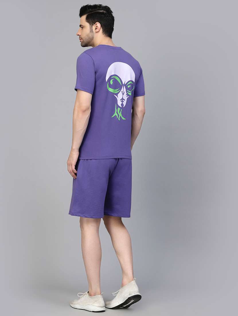 men placement print co-ord set - 21143653 - Standard Image - 3