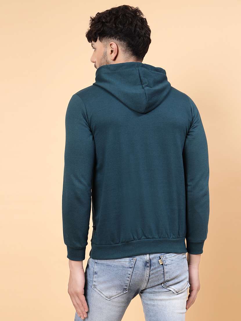 men printed hood neck sweatshirt - 21143692 -  Standard Image - 3