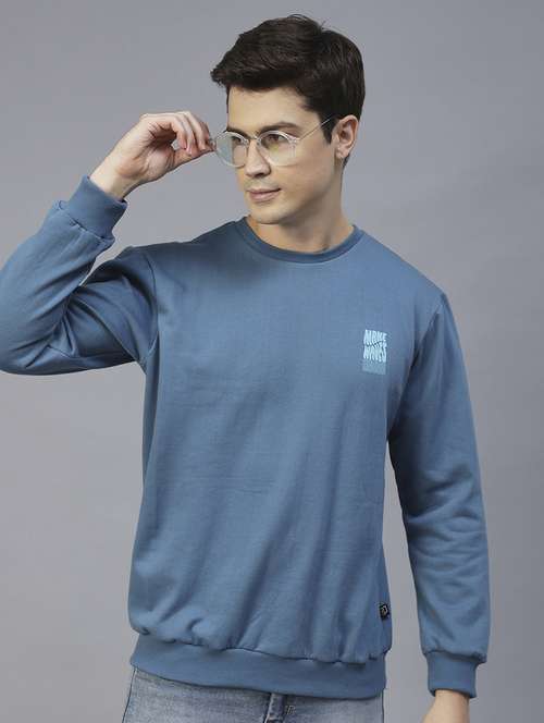 men long sleeves front & back print sweatshirt - 21143717 - Standard Image - 0