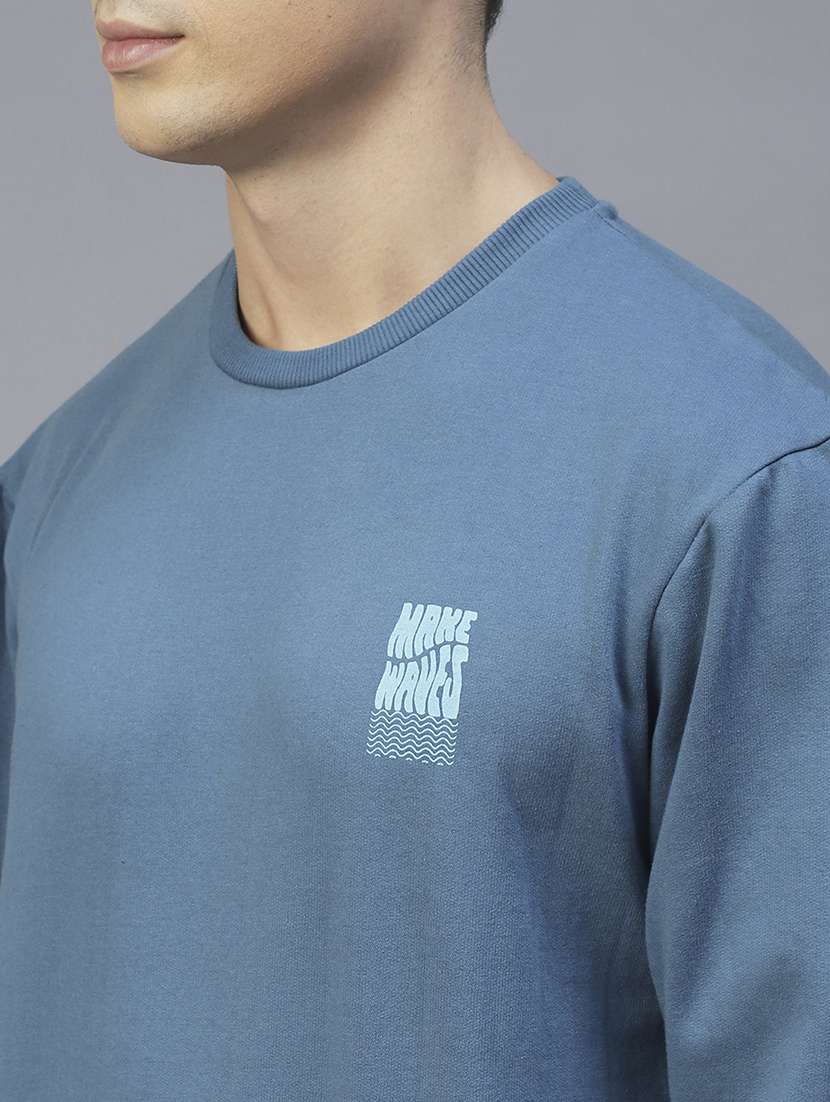 men long sleeves front & back print sweatshirt - 21143717 - Standard Image - 8