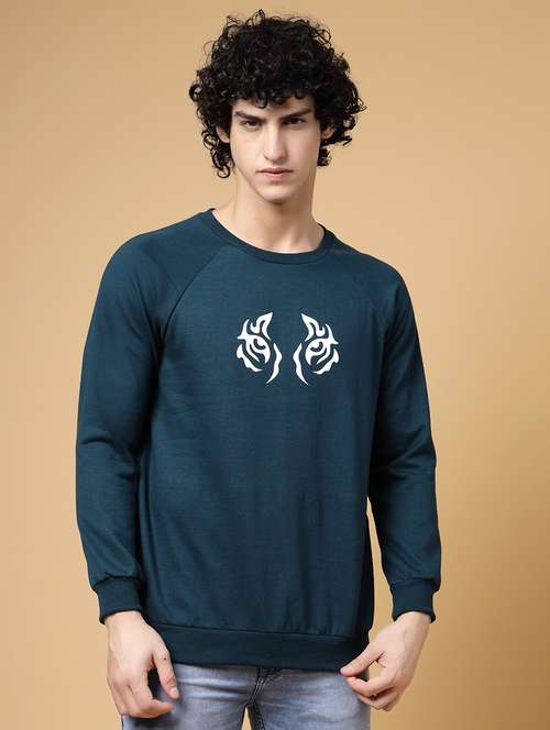 men long sleeves front & back print sweatshirt - 21143722 - Standard Image - 0