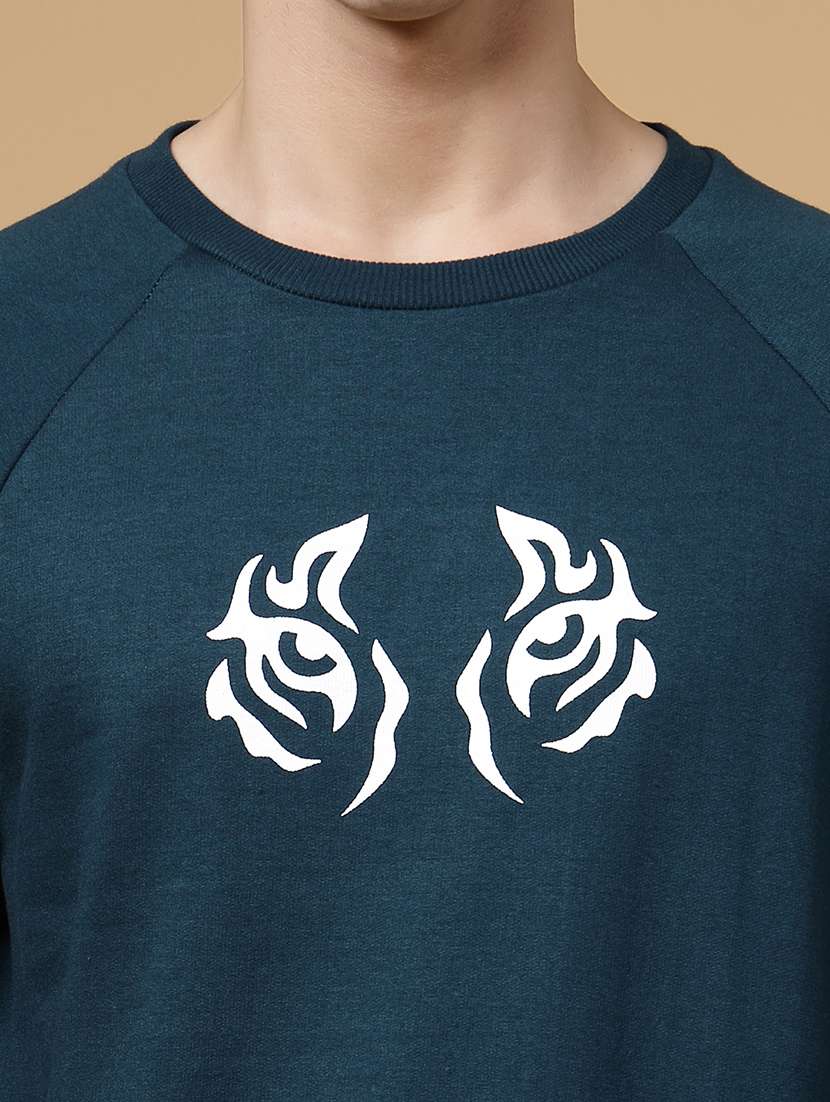 men long sleeves front & back print sweatshirt - 21143722 - Standard Image - 8