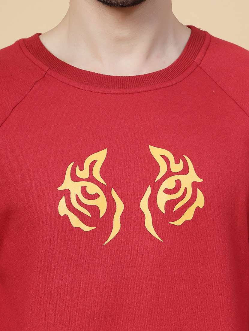 men long sleeves front & back print sweatshirt - 21143723 - Standard Image - 8