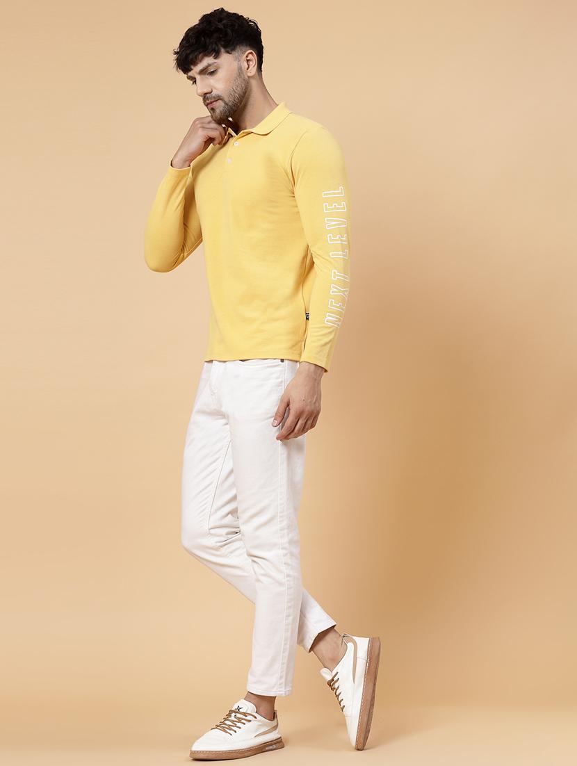 yellow cotton plain tshirt - 21143770 - Standard Image - 5
